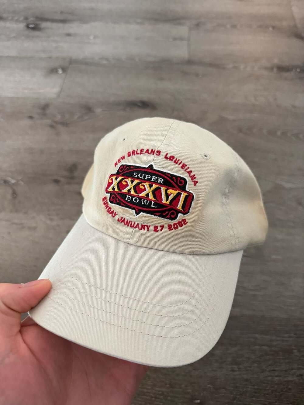 Reebok Super Bowl XXXVI Hat New Orleans 2002 NWT